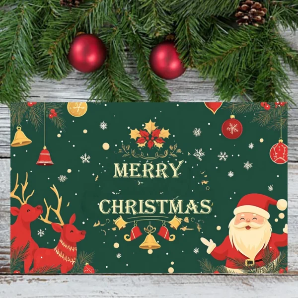 Christmas Banner Merry Christmas Home Decoraton 2024 Cristmas Party Decor Xmas Photography Background Props Happy New Year 2025